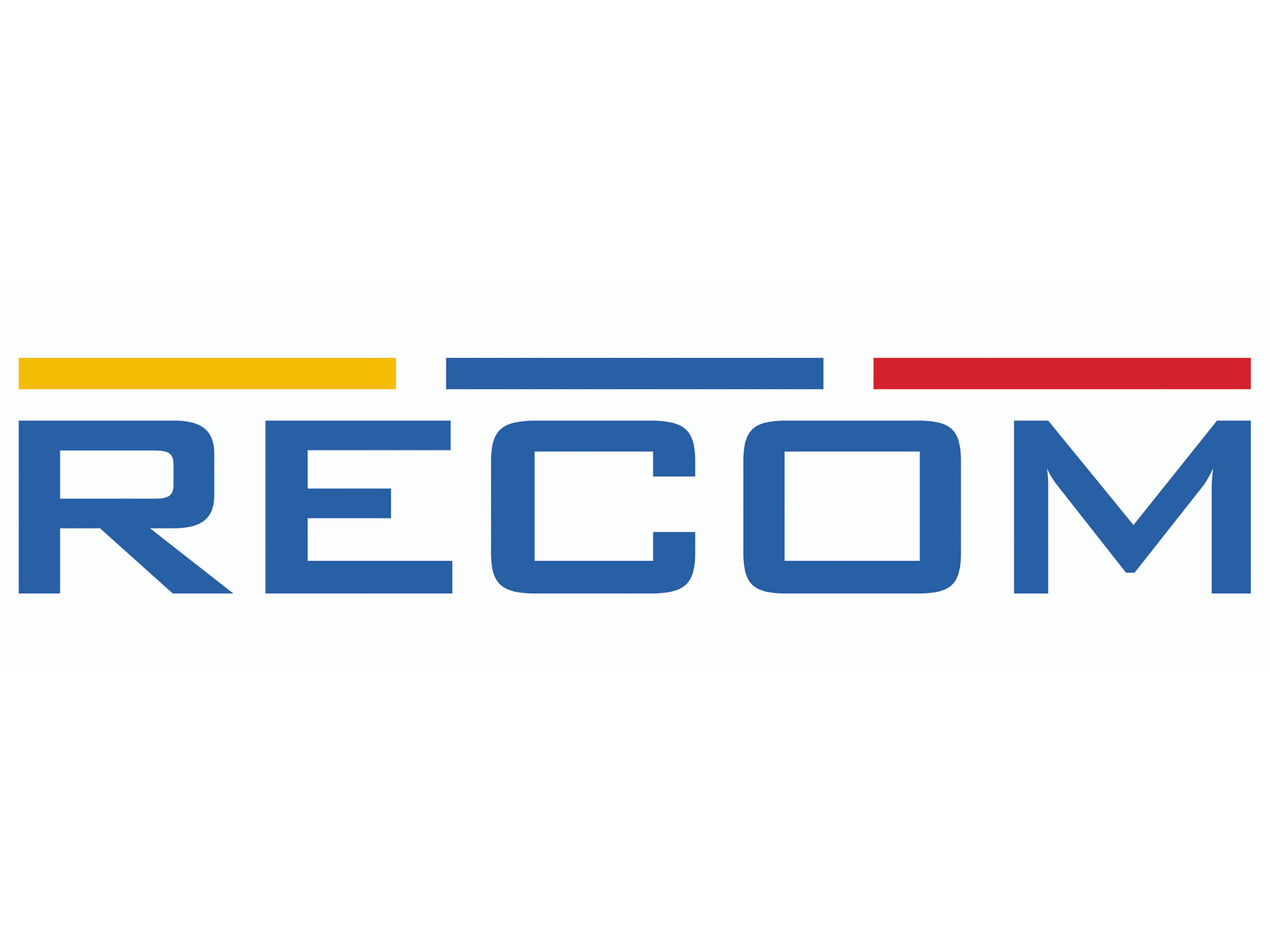 The RECOM company logo.